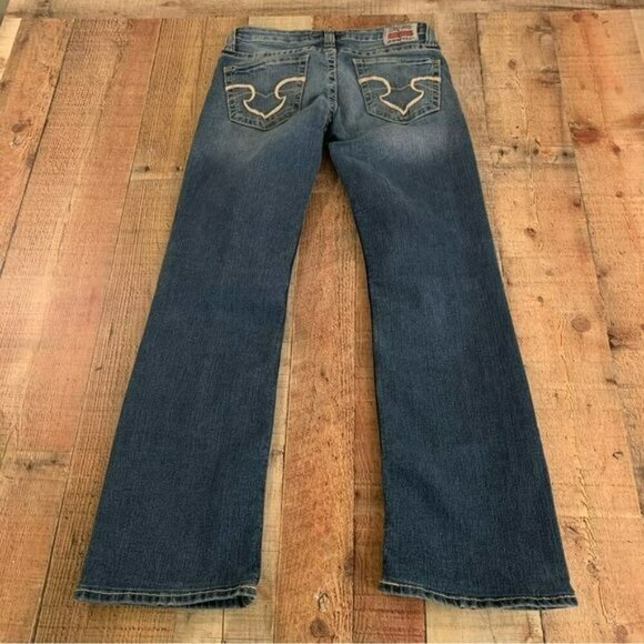 Big Star womens size 26R Low Rise Denim boot cut jeans - Picture 8 of 12